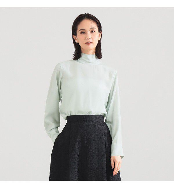 Demi-Luxe BEAMS 「ロングボウタイ ブラウス」|シャツ・ブラウス|