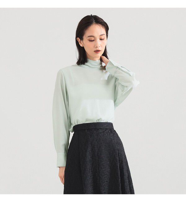 Demi-Luxe BEAMS 「ロングボウタイ ブラウス」|シャツ・ブラウス|