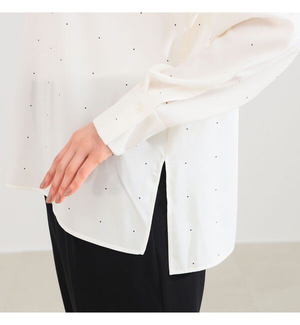 Demi-Luxe BEAMS 「ロングボウタイ ブラウス」|シャツ・ブラウス|
