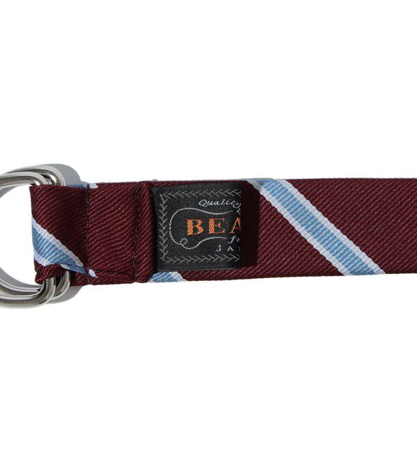 BEAMS PLUS「Double Ring Ribbon Belt」|ベルト|