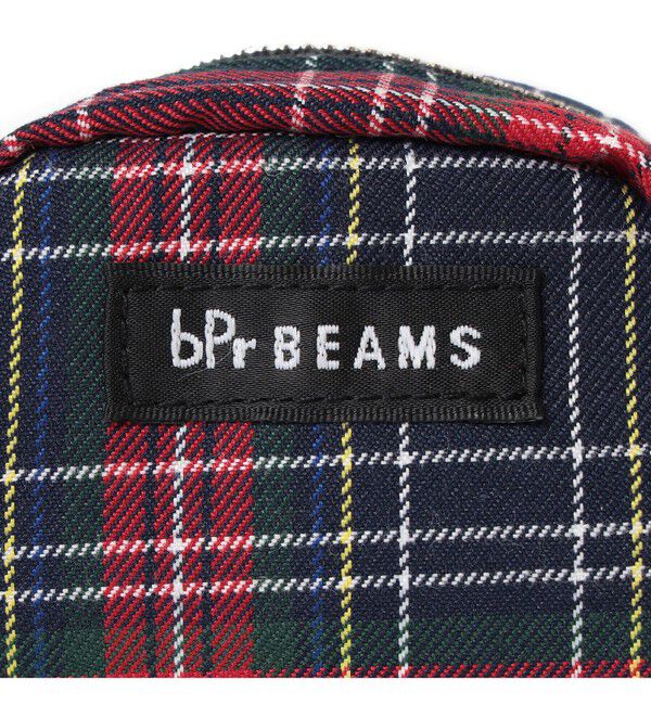 BEAMS「チェック ポーチ S」|ポーチ|