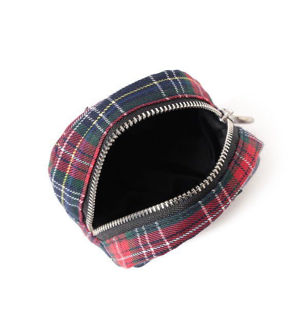 BEAMS「チェック ポーチ S」|ポーチ|