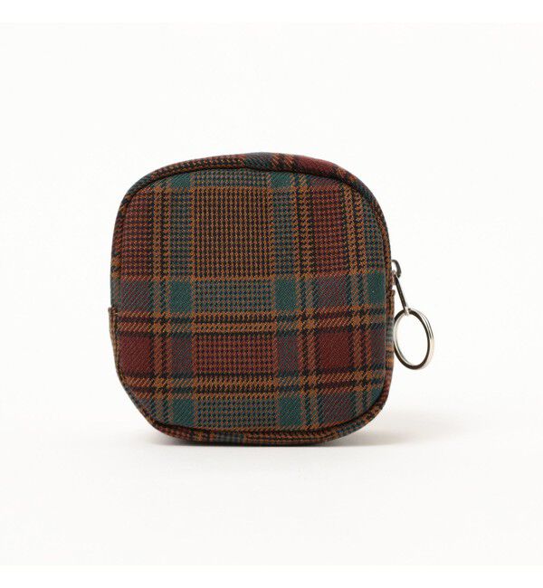 BEAMS「チェック ポーチ S」|ポーチ|