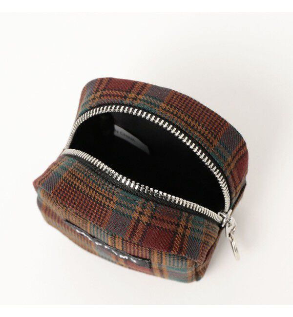 BEAMS「チェック ポーチ S」|ポーチ|