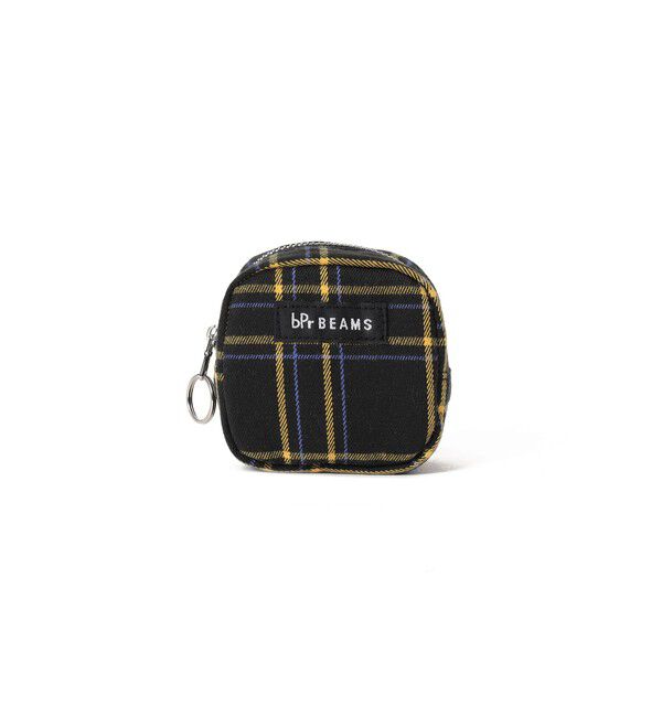 BEAMS「チェック ポーチ S」|ポーチ|