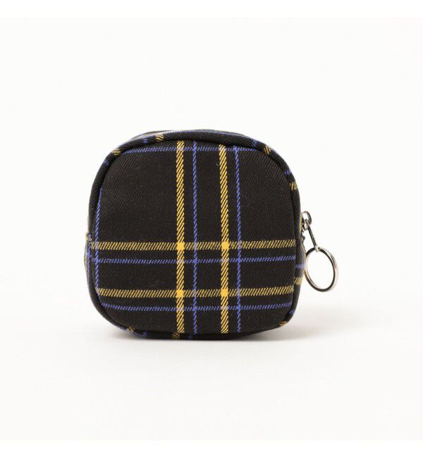 BEAMS「チェック ポーチ S」|ポーチ|