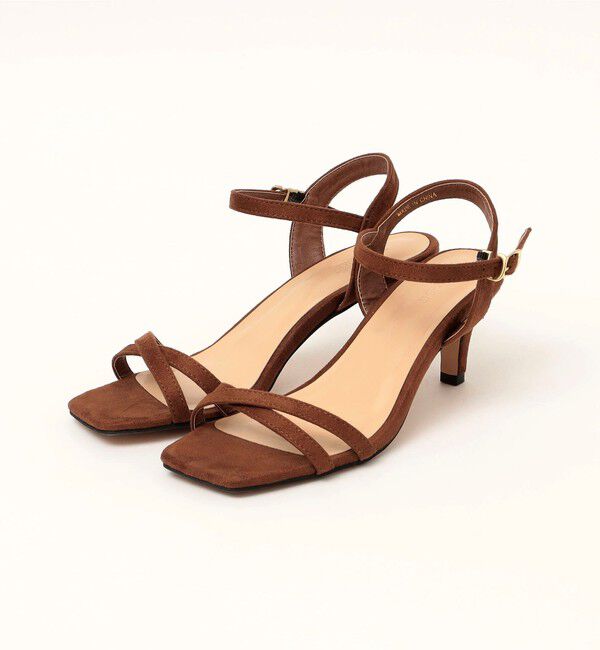 SHIPS any「SHIPS any: クロス ストラップ サンダル」|サンダル|