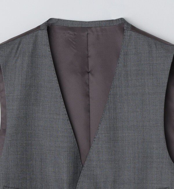 SHIPS「SHIPS: LORO PIANA FABRIC オーストラリス シャークスキン ベスト」|ベスト・ジレ|