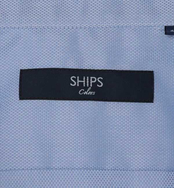 SHIPS Colors 「SHIPS Colors:イージーアイロン ワイドカラー ドビー ロングスリーブ◇」|シャツ・ブラウス|