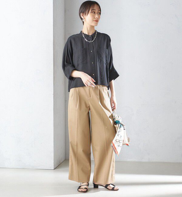 SHIPS for women「〈手洗い可能〉シルク混 シアー 羽織 シャツ」|シャツ・ブラウス|