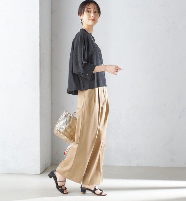 SHIPS for women「〈手洗い可能〉シルク混 シアー 羽織 シャツ」|シャツ・ブラウス|