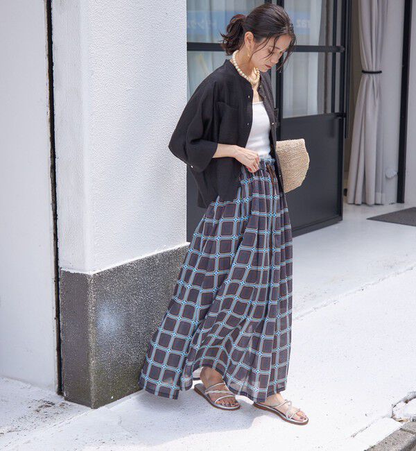 SHIPS for women「〈手洗い可能〉シルク混 シアー 羽織 シャツ」|シャツ・ブラウス|