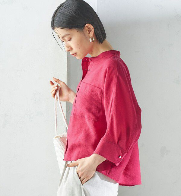 SHIPS for women「〈手洗い可能〉シルク混 シアー 羽織 シャツ」|シャツ・ブラウス|