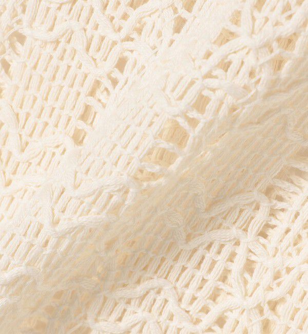 SHIPS for women「〈手洗い可能〉ローゲージ ラッセル 半袖 TEE」|Tシャツ・カットソー|