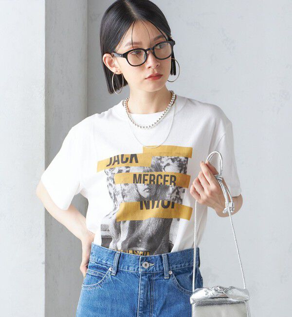 SHIPS for women「J.J.MERCER:〈洗濯機可能〉プリント TEE」|Tシャツ・カットソー|