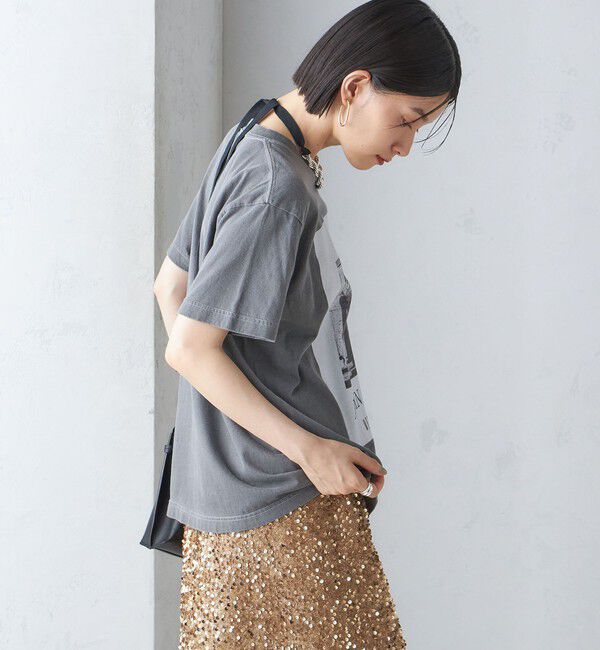 SHIPS for women「J.J.MERCER:〈洗濯機可能〉プリント TEE」|Tシャツ・カットソー|