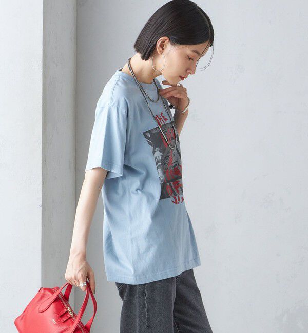 SHIPS for women「J.J.MERCER:〈洗濯機可能〉プリント TEE」|Tシャツ・カットソー|