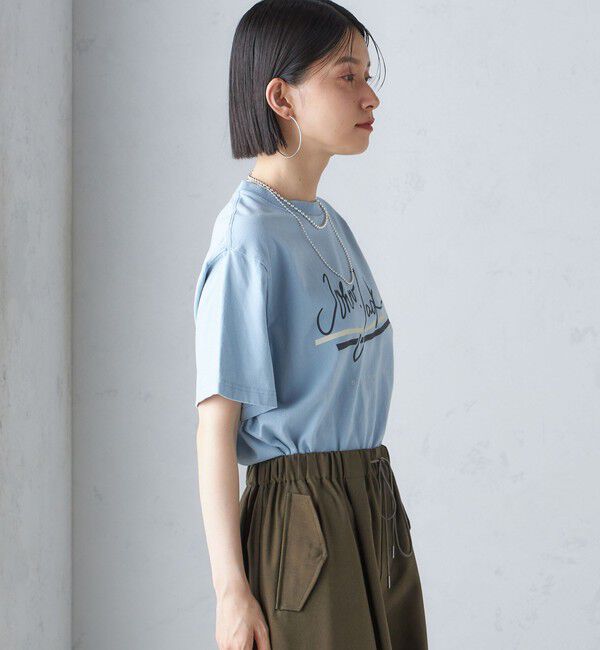 SHIPS for women「J.J.MERCER:〈洗濯機可能〉プリント TEE」|Tシャツ・カットソー|