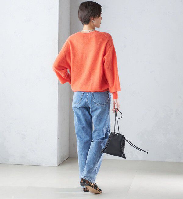 SHIPS for women「〈手洗い可能〉モヘヤ パイル Vネック プルオーバー」|ニット・セーター|