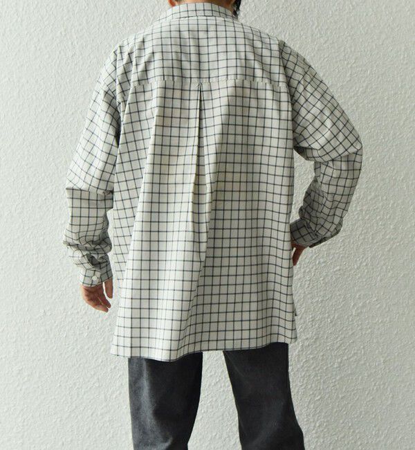 SHIPS any「SHIPS any: モノトーン チェック サイドポケット シャツ ジャケット◇」|シャツ・ブラウス|