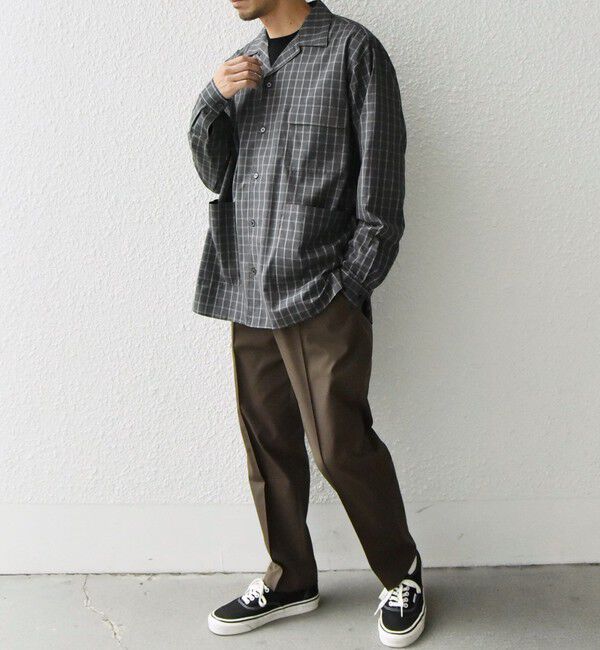 SHIPS any「SHIPS any: モノトーン チェック サイドポケット シャツ ジャケット◇」|シャツ・ブラウス|