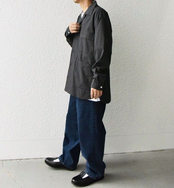 SHIPS any「SHIPS any: モノトーン チェック サイドポケット シャツ ジャケット◇」|シャツ・ブラウス|