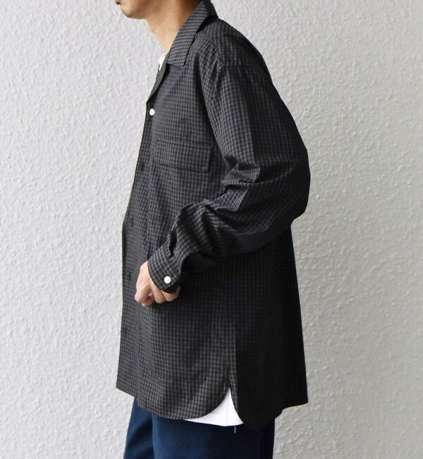 SHIPS any「SHIPS any: モノトーン チェック サイドポケット シャツ ジャケット◇」|シャツ・ブラウス|