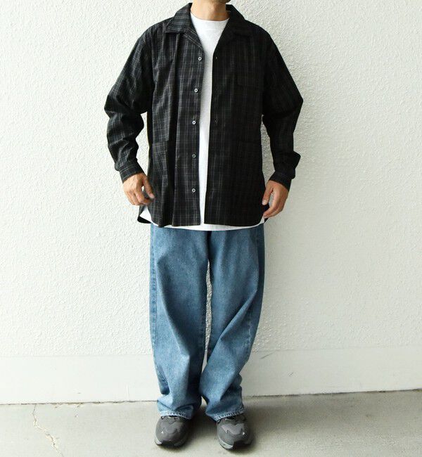 SHIPS any「SHIPS any: モノトーン チェック サイドポケット シャツ ジャケット◇」|シャツ・ブラウス|