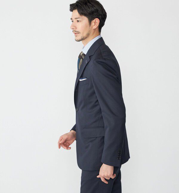 SHIPS「SHIPS:〈セットアップ対応/洗濯機可能〉ウール/ポリエステル ツイル ジャケット」|テーラードジャケット|