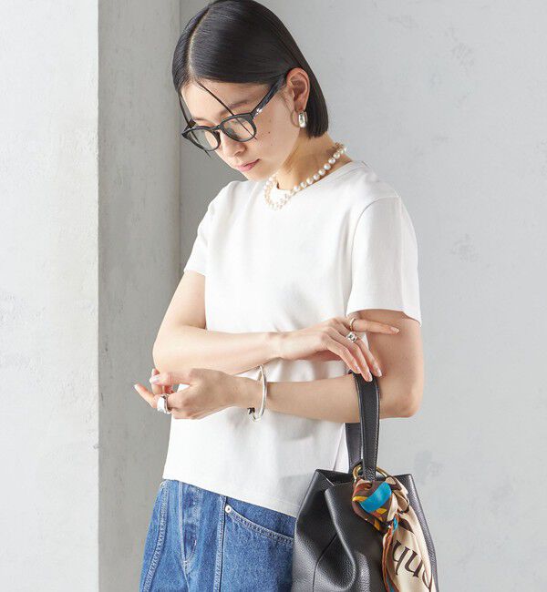 SHIPS for women「オーガニック コットン スムース TEE」|Tシャツ・カットソー|