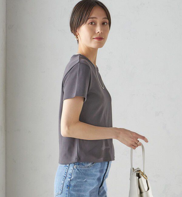 SHIPS for women「オーガニック コットン スムース TEE」|Tシャツ・カットソー|