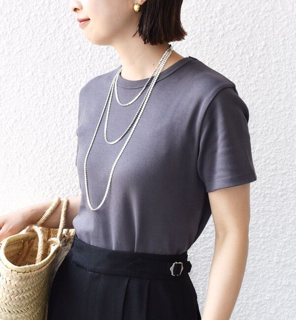 SHIPS for women「オーガニック コットン スムース TEE」|Tシャツ・カットソー|