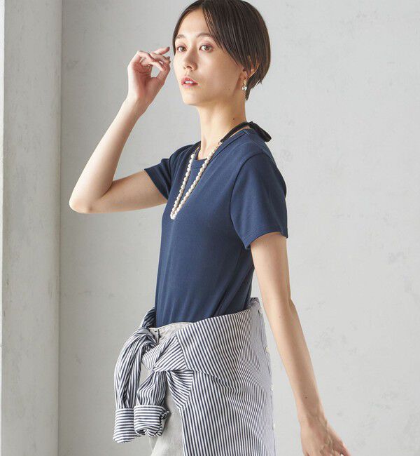 SHIPS for women「オーガニック コットン スムース TEE」|Tシャツ・カットソー|