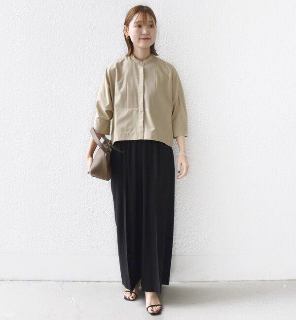 SHIPS for women「〈手洗い可能〉ピンタック 羽織 シャツ」|シャツ・ブラウス|