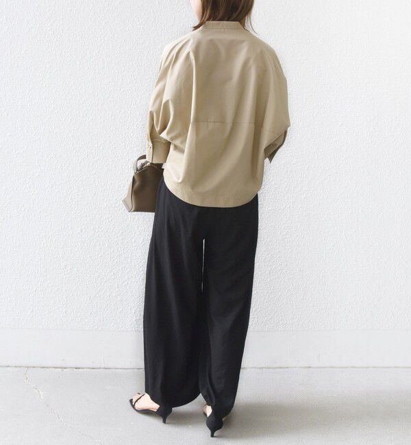 SHIPS for women「〈手洗い可能〉ピンタック 羽織 シャツ」|シャツ・ブラウス|