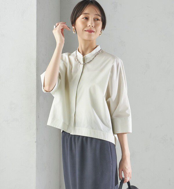 SHIPS for women「〈手洗い可能〉ストライプ 羽織 シャツ」|シャツ・ブラウス|