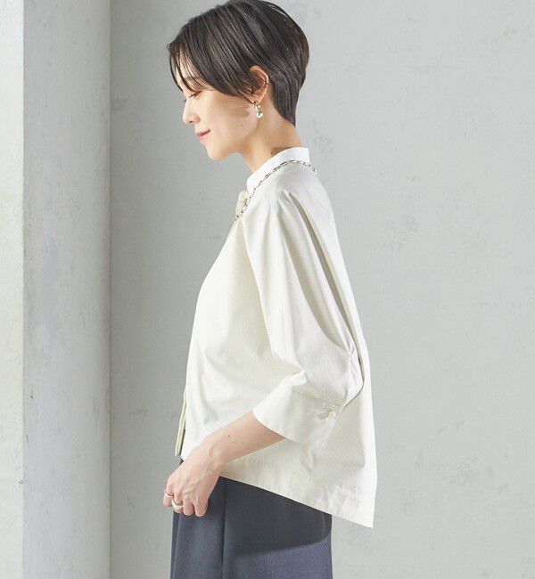 SHIPS for women「〈手洗い可能〉ストライプ 羽織 シャツ」|シャツ・ブラウス|