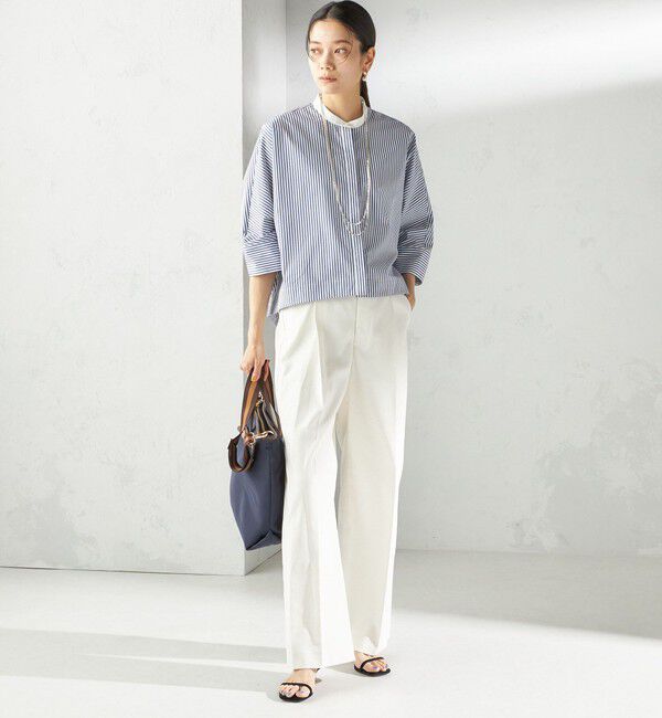 SHIPS for women「〈手洗い可能〉ストライプ 羽織 シャツ」|シャツ・ブラウス|