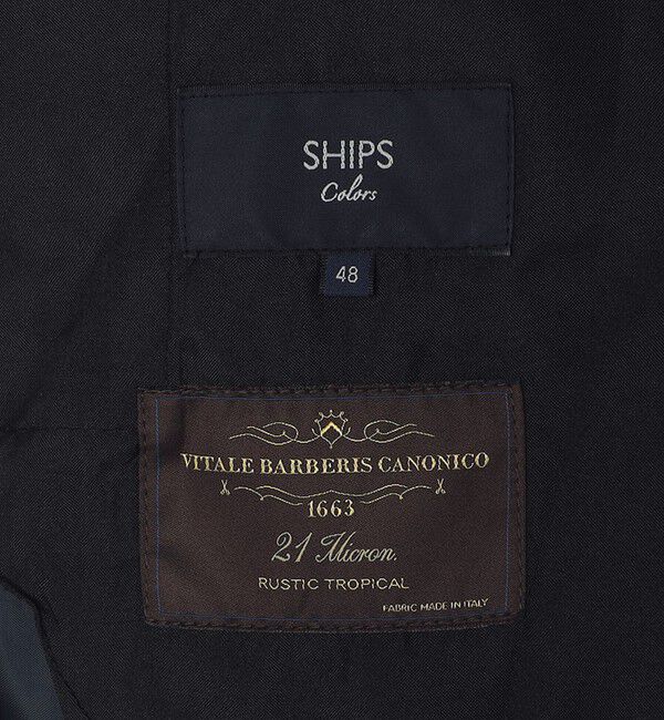 SHIPS Colors 「SHIPS Colors:CANONICO  スーツ パンツ(セットアップ対応可能)」|スラックス|