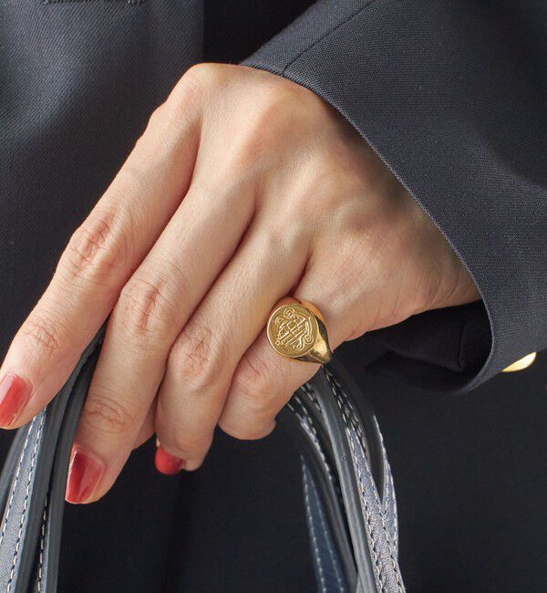 SHIPS for women「50th ANNIV シグネチャー リング(ゴールド)」|リング|