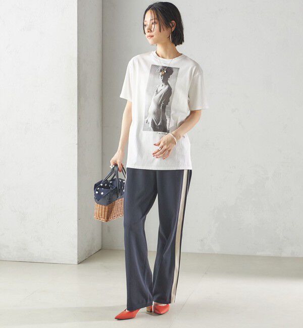 SHIPS for women「【SHIPS別注】COUTURE D'ADAM:50th ANNIV Sam Haskins フォト TEE」|Tシャツ・カットソー|