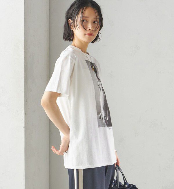 SHIPS for women「【SHIPS別注】COUTURE D'ADAM:50th ANNIV Sam Haskins フォト TEE」|Tシャツ・カットソー|