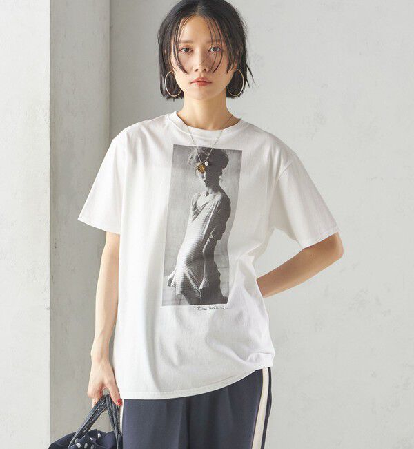 SHIPS for women「【SHIPS別注】COUTURE D'ADAM:50th ANNIV Sam Haskins フォト TEE」|Tシャツ・カットソー|
