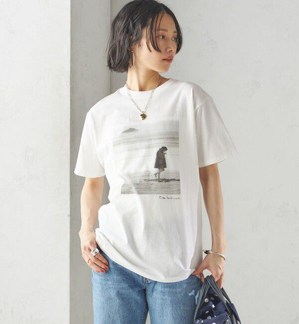 SHIPS for women「【SHIPS別注】COUTURE D'ADAM:50th ANNIV Sam Haskins フォト TEE」|Tシャツ・カットソー|