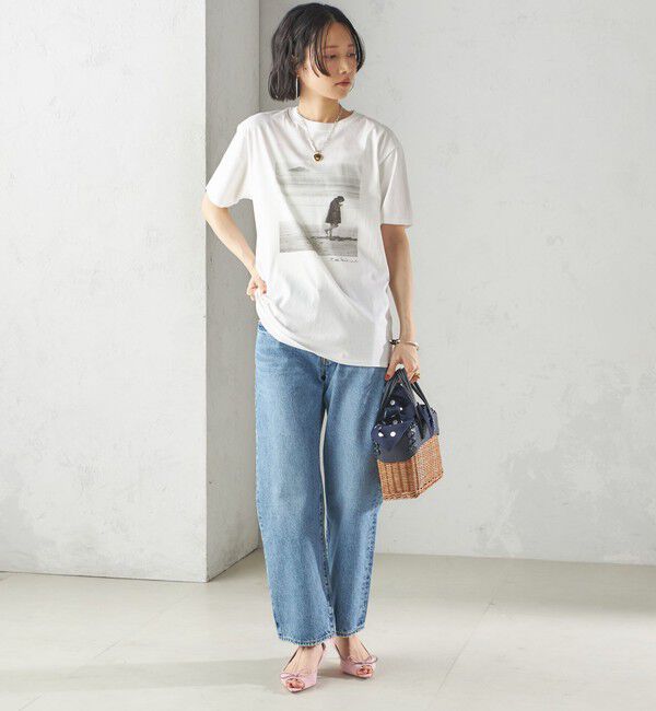 SHIPS for women「【SHIPS別注】COUTURE D'ADAM:50th ANNIV Sam Haskins フォト TEE」|Tシャツ・カットソー|