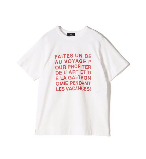 SHIPS for women「SHIPS Primary Navy Label:ロゴ TEE」|Tシャツ・カットソー|