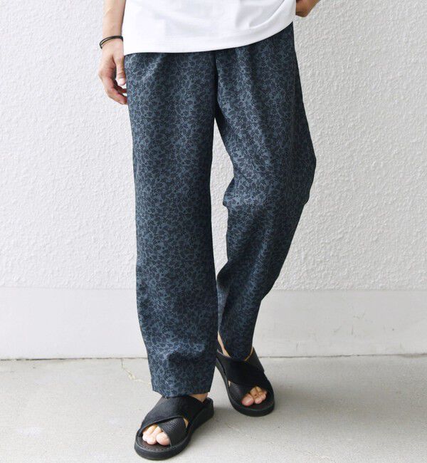 SHIPS any「SHIPS any:〈洗濯機可能〉リネンライク セミワイド パンツ(セットアップ対応) 25SS◇」|チノ|