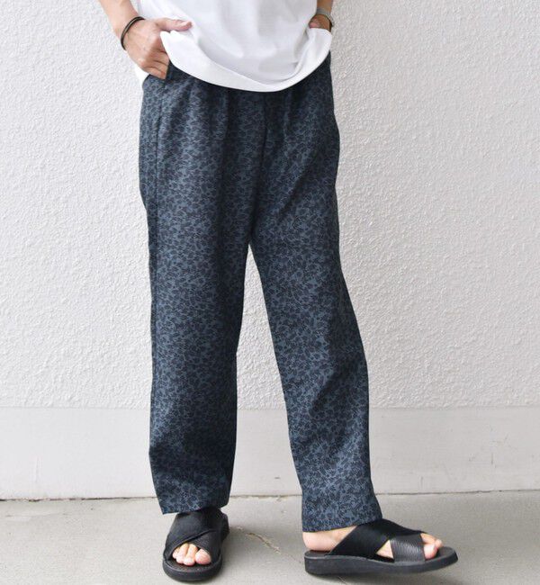 SHIPS any「SHIPS any:〈洗濯機可能〉リネンライク セミワイド パンツ(セットアップ対応) 25SS◇」|チノ|