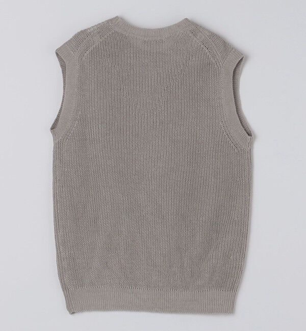 SHIPS「SHIPS: サンフェード リネン ニット ベスト」|ベスト・ジレ|