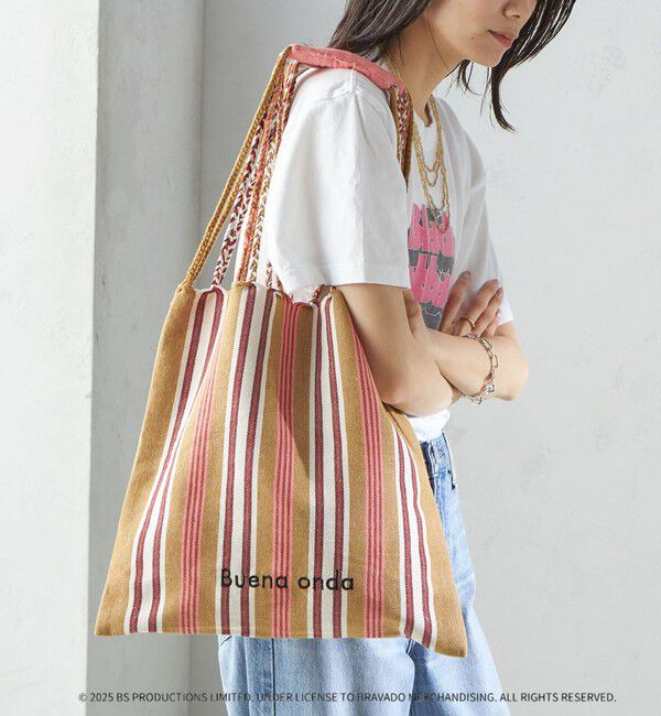 SHIPS for women「RAMESHWARI: ハンモック バッグ」|トートバッグ|ピンク系